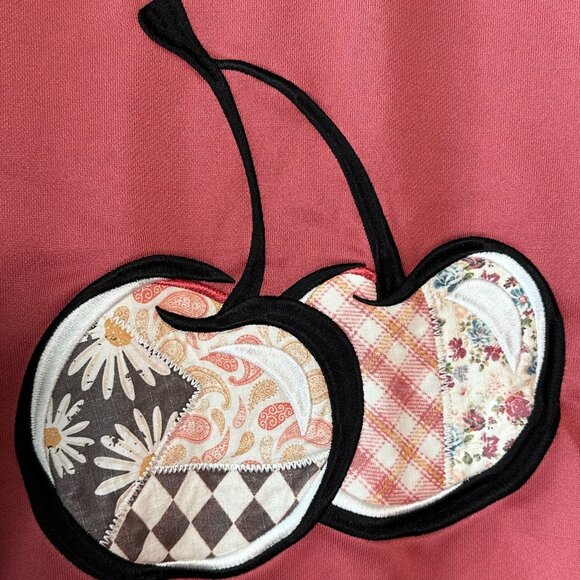 Kirsh Crewneck Oversized Sweater - Big Cherry - Picture 4 of 6